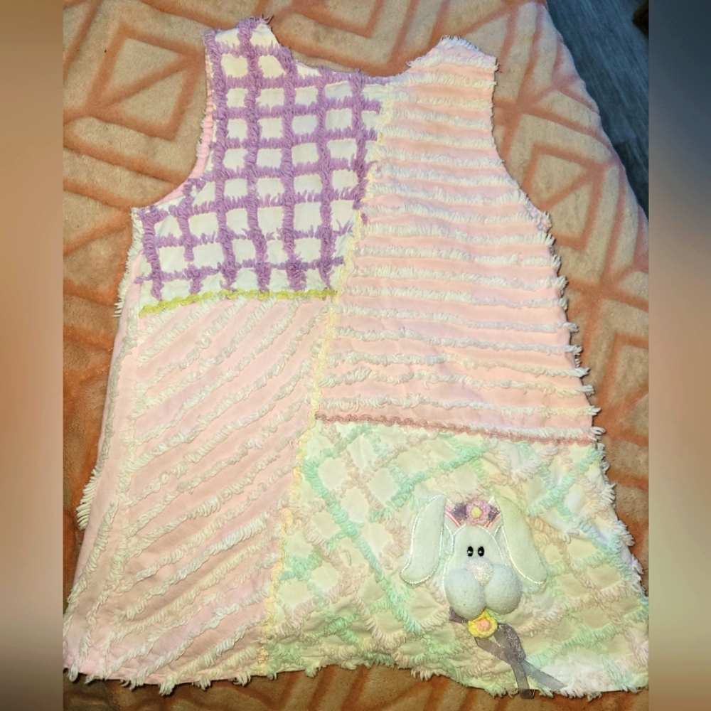 Vintage Chenille Creations Bunny Dress